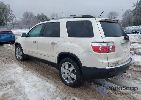 2010 GMC Acadia Slt-2 from USA, damaged, VIN 1GKLVNEDXAJ229177